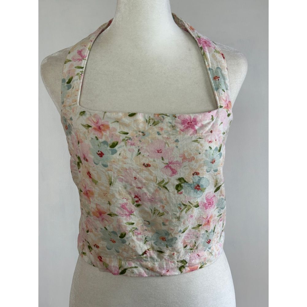 Crombie & Fitch Cropped Top Medium‎ Floral